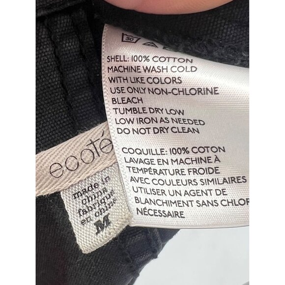 Urban Outfitters Washed Black Patched & Pockets Button Front Military Jacket - Picture 12 of 13